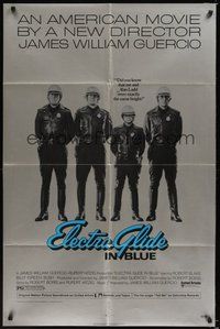 6p317 ELECTRA GLIDE IN BLUE foil 1sh 1973 short cop Robert Blake and Alan Ladd are same height!