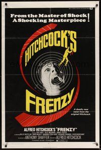 6p370 FRENZY 1sh '72 written by Anthony Shaffer, Alfred Hitchcock's shocking masterpiece!