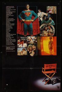 6p606 MOVIES ON ABC TV 1sh '81 ABC television films, Superman, Grease, Close Encounters!