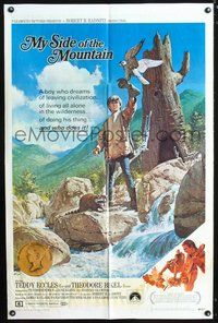 6p619 MY SIDE OF THE MOUNTAIN 1sh '68 a boy who dreams of leaving civilization to do his thing!