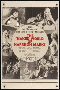 6p622 NAKED WORLD OF HARRISON MARKS 1sh '65 George Harrison Marks, Chris Cromfield, many girls!