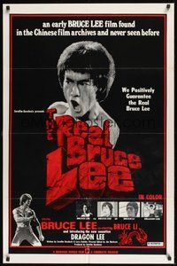 6p718 REAL BRUCE LEE 1sh '73 action images from Hong Kong kung fu documentary!