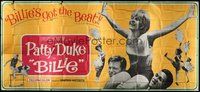 6r017 BILLIE 24sh '65 Patty Duke's got the beat, images of cheerleaders!