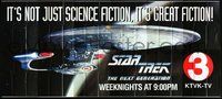 6r021 STAR TREK: THE NEXT GENERATION TV 30sh '87 Patrick Stewart, Jonathan Frakes!