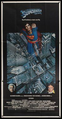 6r052 SUPERMAN int'l 3sh '78 comic book hero Christopher Reeve, Gene Hackman, Marlon Brando!