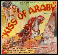 6r030 KISS OF ARABY 6sh '33 great full-length stone litho of sexy dancing harem girl Maria Alba!