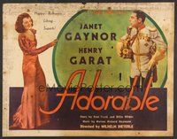6r065 ADORABLE full-length style 1/2sh '33 beautiful Princess Janet Gaynor pretends to be poor!