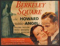 6r067 BERKELEY SQUARE 1/2sh '33 Leslie Howard travels back in time to the American Revolution!