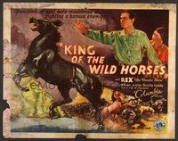 6r085 KING OF THE WILD HORSES 1/2sh '33 Rex the Wonder Horse is a hate-maddened animal!