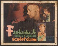 6r093 SCARLET DAWN 1/2sh '32 Douglas Fairbanks Jr. forsakes Nancy Carroll for Lilyan Tashman!
