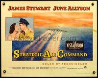 6r094 STRATEGIC AIR COMMAND 1/2sh '55 military pilot James Stewart, June Allyson, airplane art!