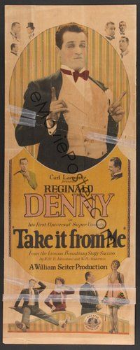 6r113 TAKE IT FROM ME insert '26 Reginald Denny will inherit a fortune if he can run a business!
