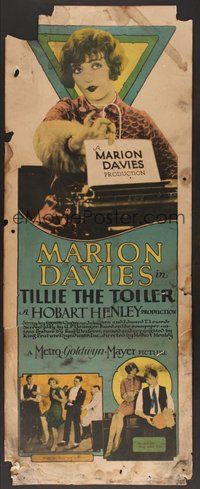 6r114 TILLIE THE TOILER insert '27 pretty Marion Davies brings Russ Westover's comic strip to life!