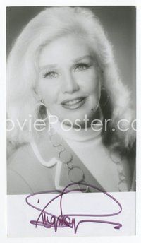 6s294 GINGER ROGERS signed 3.75x6.75 REPRO still '80s head & shoulders portrait late in her life!