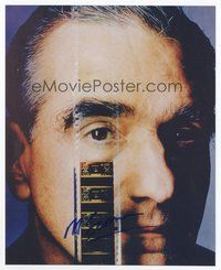 6s340 MARTIN SCORSESE signed color 8x10 REPRO still '00 cool close up of the great director!