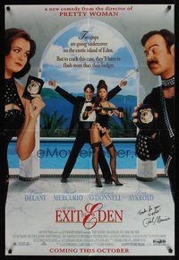 6s031 EXIT TO EDEN signed DS advance 1sh '94 by Paul Mercurio, who's with Rosie O'Donnell & Aykroyd