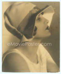 6s004 EVELYN BRENT signed deluxe 10x12 still '20s profile head & shoulders by Melbourne Spurr!
