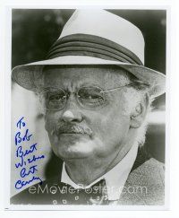 6s252 ART CARNEY signed 8x10 REPRO still '90 close up of the actor wearing glasses & cool hat!