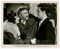 6s128 BARBARA STANWYCK signed 8x10 still '39 with William Holden & Lee J. Cobb from Golden Boy!