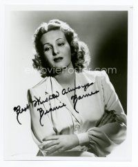 6s262 BINNIE BARNES signed 8x10 REPRO still '90 close up of the actress with her arms crossed!