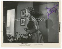 6s165 JANET LEIGH signed 8x10 still '60 after stealing the money in Alfred Hitchcock's Psycho!