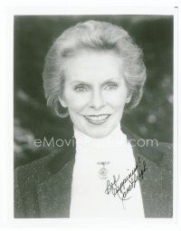 6s309 JANET LEIGH signed 8x10 REPRO still '90 head & shoulders portrait late in her life!