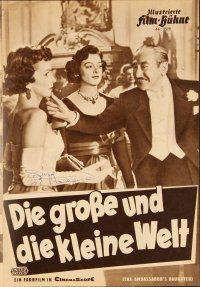 6s082 AMBASSADOR'S DAUGHTER signed German program '56 twice by Olivia De Havilland!