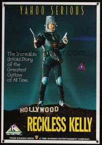 6t157 RECKLESS KELLY video Aust 1sh '93 Hugo Weaving, Yahoo Serious directs & stars!