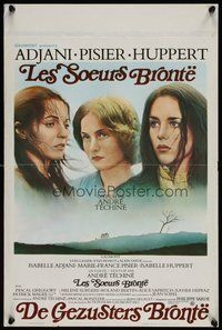 6t684 LES SOEURS BRONTE Belgian '79 Isabelle Adjani, Pisier, and Huppert as Bronte sisters!