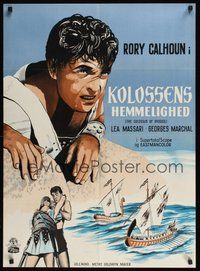 6t484 COLOSSUS OF RHODES Danish '61 Sergio Leone's Il colosso di Rodi, TOFT artwork!