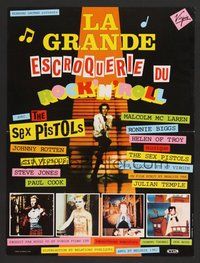 6t215 GREAT ROCK 'N' ROLL SWINDLE French 15x21 '80 Sex Pistols' punk Sid Vicious!