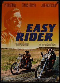 6t249 EASY RIDER German R06 Peter Fonda, motorcycle biker classic directed by Dennis Hopper!