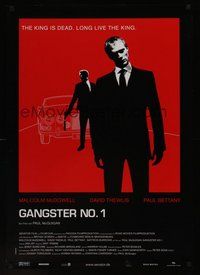 6t252 GANGSTER NUMBER 1 German '01 cool different art art of two Paul Bettanys in front of a car!