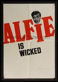 6t008 ALFIE teaser New Zealand '66 British cad Michael Caine loves them and leaves them!