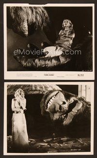 6v986 KING KONG 2 8x10 stills '76 great special effects images of sexy Jessica Lange & giant ape!