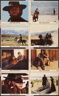 6v123 HIGH PLAINS DRIFTER 8 8x10 mini LCs '73 great images of Clint Eastwood!