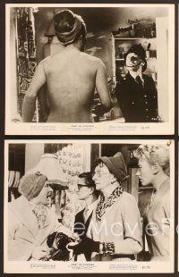 6v412 CARRY ON CONSTABLE 8 8x10 stills '61 wacky images of naked English cops, Sidney James!