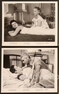 6v537 FOXFIRE 7 8x10 stills '55 close up image of sexy Jane Russell & Jeff Chandler!