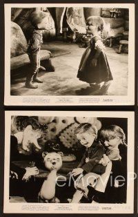 6v755 HANSEL & GRETEL 5 8x10 stills '54 classic fantasy tale acted out by Kinemin puppets!