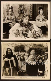 6v342 KING OF KINGS 9 8x10 stills '61 Nicholas Ray Biblical epic, Viveca Lindfors, Robert Ryan