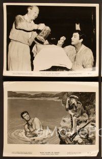 6v654 MANY RIVERS TO CROSS 6 8x10 stills '55 Robert Taylor is forced to marry by Eleanor Parker!