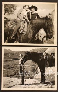 6v567 PHANTOM RANGER 7 8x10.25 stills '38 great images of cowboy Tim McCoy & pretty Suzanne Kaaren!