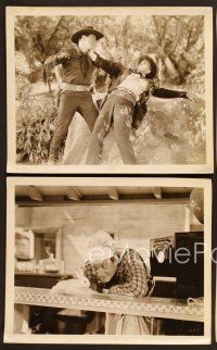 6v360 RAIDERS OF SAN JOAQUIN 9 8x10 stills '43 Johnny Mack Brown, Tex Ritter, Fuzzy Knight