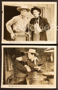 6v475 RIDING WEST 8 8x10 stills '43 Charles Starrett, Shirley Patterson, Ernest Tubb & his cowboys!