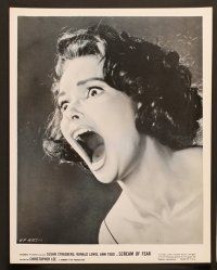 6v481 SCREAM OF FEAR 8 8x10 stills '61 Hammer, great images of Susan Strasberg, horror thriller!