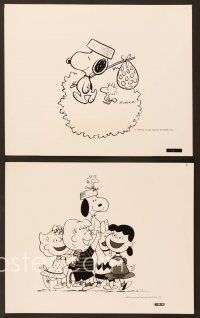 6v370 SNOOPY COME HOME 9 8x10 stills '72 great Charles Schulz art of Snoopy & Woodstock, Peanuts!