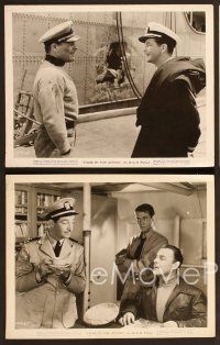 6v493 STAND BY FOR ACTION 8 8x10 stills '43 Navy sailors Robert Taylor, Laughton & Donlevy!