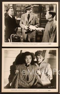 6v804 TO THE ENDS OF THE EARTH 5 8x10 stills R56 drug smuggling, Dick Powell, Signe Hasso!