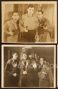 6v391 YOU CAN'T BEAT THE LAW 9 7.75x10 stills '43 Edward Norris, dramatic story of prison mutiny!