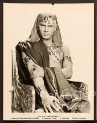 6v977 YUL BRYNNER 3 8x10.25 stills '73 great images in wild costumes from The Ten Commandments!